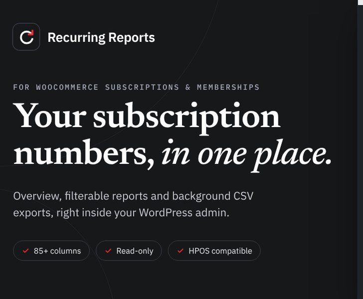 Recurring Reports