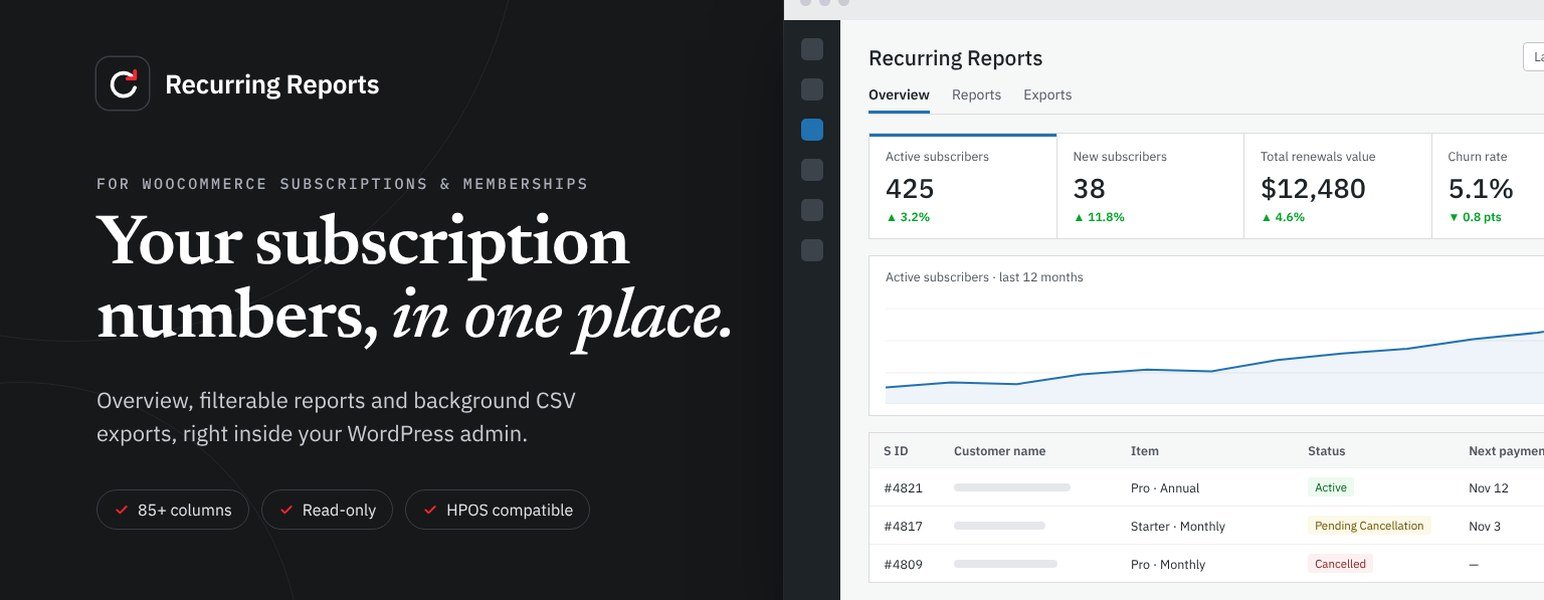 Recurring Reports